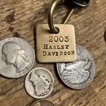 2003 Harley Davidson Motorcycles Solid Brass Key Fob. Fixed Price $15.95.