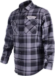 Throttle Threads DRG27S68GYSR Drag Specialties Gray Black Long-sleeve Flannel. Fixed Price $69.95.