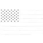 Factory Effex Die-cut Decal Us Flag Black/white 3 Pack 28-94000. Fixed Price $18.38.