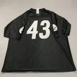 Pittsburgh Steelers Jersey Mens 2XL Xxl Black Team Apparel Troy Polamalu #43 Nfl. Fixed Price $23.99.