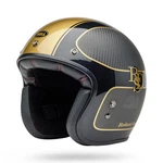 Bell Custom 500 Carbon Rsd Player Open Face Helmet Black/gold Retro Size. Fixed Price $389.99.