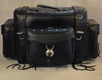 Tourmaster Cruiser Ii Leather Sissybar Motorcycle Bag 4 Compartments Strap Cover. Fixed Price $68.95.