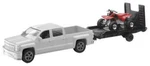 19535A New Ray Toys Chevy Silverado Pickup With Dirt Bike/ Scale - 1:43. Fixed Price $26.30.