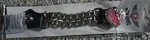 Women's Deluxe Heart Rose Double Diamond Cut Chrome Chain Vest Extender (pink). Fixed Price $10.00.