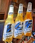 Budweiser Ice Light Beer Triple Bottles Sign Wall Display Bar 3D Draft. Fixed Price $149.00.