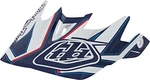 Troy Lee Designs Tld D3 Helmet Replacement Visor Peak Reflex White/blue. Fixed Price $24.99.