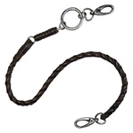 Harley-davidson Men's Ride Free 25 Inch Braided Leather Wallet Chain Brown. Fixed Price $24.95.
