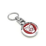 Double-sided Buckle Car Keychain Metal Ring Auto Holder For Jaguar Red. Fixed Price $12.99.