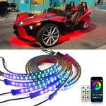 For Polaris Slingshot 6PCS Double Row Rgb Dream Led Underglow Strips Lights Kit. Fixed Price $65.05.