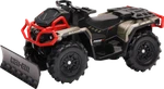 New Ray Toys Mini Outlander W/ Snow Plow 7383 Black/brown/red 1:18 Scale. Fixed Price $21.45.