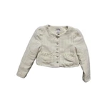 Rachel Zoe Girls Jacket Blazer 6 Knit Button Up Ivory. Fixed Price $8.00.