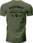 Highway 21 Halliwell Tee 2XL Green 489-19302X. Fixed Price $22.99.