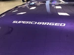 Supercharged Hood Scoop Decal Stickers 2PC Set New Oem Oracle Usa Universal. Fixed Price $24.99.