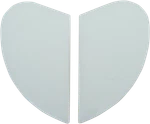 Icon 01330676 White Side Plates Airmada Airframe Pro Airform Helmets. Fixed Price $15.00.