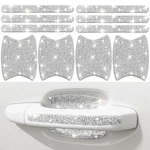 Bling Car Door Handle Protector, 10 Pcs, White Sparkling Diamond. Fixed Price $16.99.
