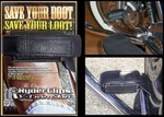 Hot Leathers MPA1101 Ryder Clips V-twin Skin Shifter Peg Cover- Black. Fixed Price $19.95.