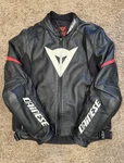 Mens Dainese Leather Laguna Evo P Motorcycle Jacket Size 56. Fixed Price $250.00.