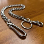 20" Heavy Duty Chain With Locking Clasp Thick Biker Wallet Key Trucker. Fixed Price $13.99.