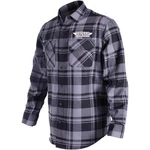 Throttle Threads Drag Specialties Flannel SHIRT-DRG27S68GYSR Gray/black Plaid Sm. Fixed Price $75.99.
