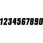 Factory Effex Fx Number Black 6" 08-90041. Fixed Price $13.78.