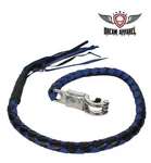 New Dream Apparel Black & Blue Genuine Leather 42 Inch Get Back Whip Motorcycles. Fixed Price $25.00.