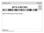 Genuine Bmw Motorsport Track Jacke 80-14-5-B31-8D2 New. Fixed Price $81.12.