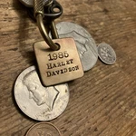 1985 Harley Davidson Motorcycles Solid Brass Key Fob. Fixed Price $15.95.