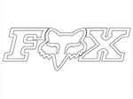 Racing Foxhead Tdc Sticker - 28". Fixed Price $24.95.