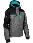 Castle Powder G3 Womens Snow Jacket Heather/black/turquoise Xl. Fixed Price $175.23.