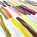 Crazy Legs - Hareline Fly Tying Rubber Fishing Lure Silicone Jig Skirt. Fixed Price $5.99.
