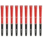 Karma V-cord Golf Club Grips Upper Half Rubber Standard Red Choose Pack. Fixed Price $80.00.