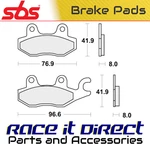 Brake Pads For Kawasaki Ninja 300 2013 Front Organic Street Sbs. Fixed Price $34.92.