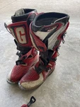 Gaerne SG10 Motorcross Boots White Red Us Mens Size 11 Needs Cleaning/repair. Fixed Price $70.00.
