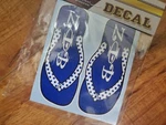 Zeta Phi Beta Sorority Standard Sticker Decal Laptop Water Bottle Car Flip Flop. Fixed Price $7.00.