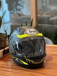 Arai Quantum-x Helmet Xl Fluorescent Yellow Frost New + Extra Shield Pinlock. Fixed Price $699.98.