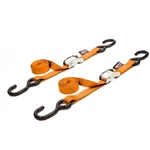 Powertye Tie-down Cam S-hook 1"X5.5' Orange Pair 22269. Fixed Price $35.70.