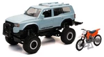 New-ray 1:18 Scale Fits Land Cruiser Orange Race Bike Set Model 37586. Fixed Price $45.95.