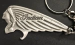 Indian Motorcycle Classic Factory Dealership Badge Key Chain Bottle Opener. Fixed Price $8.95.