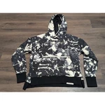 Nike Standard Issue Dri-fit Hoodie Small Black White Acid Wash Splatter Fly. Fixed Price $25.27.