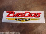 Big Dog Motorcycles Vintage Car/ Truck Window Decal Sticker K-9 Chopper Mastiff. Fixed Price $29.99.