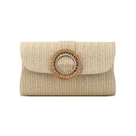 Straw Clutch Purses For Women Evening/wedding Chic Bag Woven Beach Vaca.... Fixed Price $27.67.
