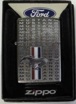 Mustang Tri-bar W/text Satin Chrome Zippo Lighter * Collector Ships Free!. Fixed Price $59.00.