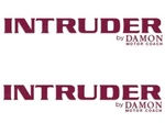 Intruder By Damon Rv Decals (1 Set Of 2) Oem New Oracle. Fixed Price $69.99.