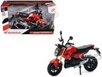 Honda Grom Red 1/12 Diecast Motorcycle Model By New Ray 58503. Fixed Price $14.95.