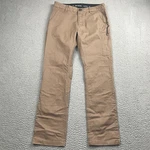 Fox Racing Pants Mens 30X29 Brown Essex Stretch Chino Dwr Twill Straight. Fixed Price $19.49.