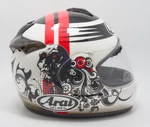 Arai VECTOR-2 Dot Snell Motorcycle Helmet Size Medium Large Skull Red Eyes. Fixed Price $199.96.