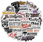 Pack Of Heavy Metal Band Stickers, 35 Pieces Strong. Fixed Price $16.94.