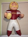 Rare Sports,advertising Blow Up Football Figure Kessler Smooth As Silk Vintage. Fixed Price $56.25.