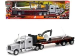 New Ray SS-10333B 1/32 Peterbilt 389 Truck With Flatbed Trailer. Fixed Price $85.99.