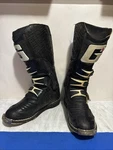 Gaerne G-react Mx Boots. Size 11 Worn Bottoms Look At Pics Right Leans. Fixed Price $95.00.
